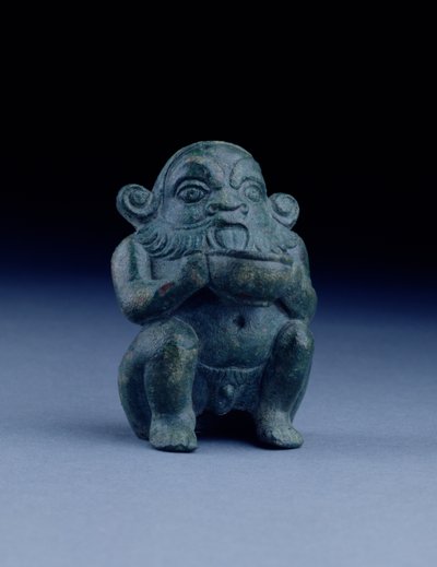 Statuette of Bes by Egyptian